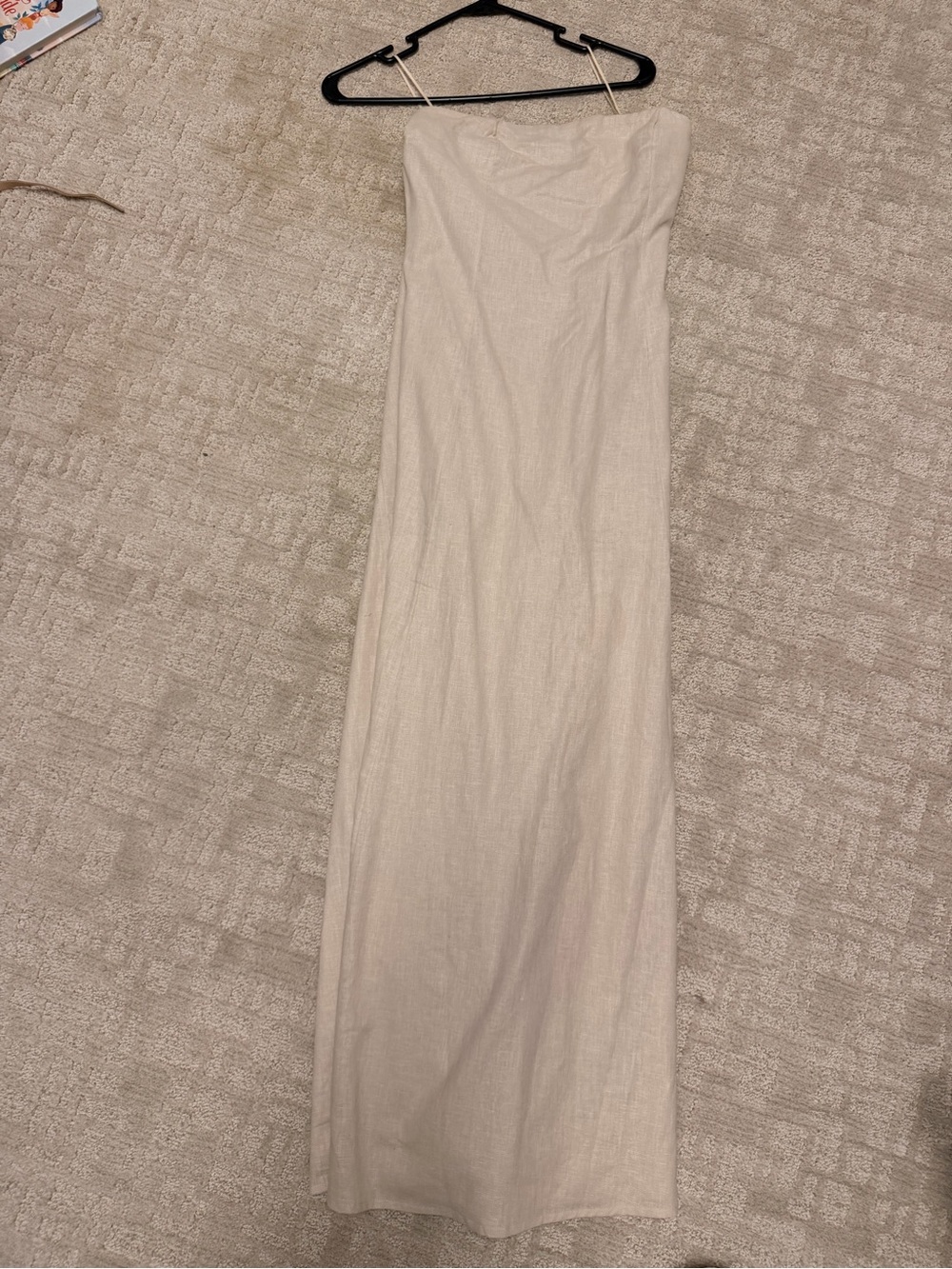 Abercrombie & Fitch Strapless Linen Dress